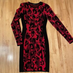 Karen Mullen Dress size small, red and black
